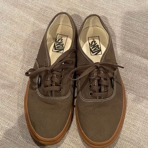 Olive Vans Size 8.5